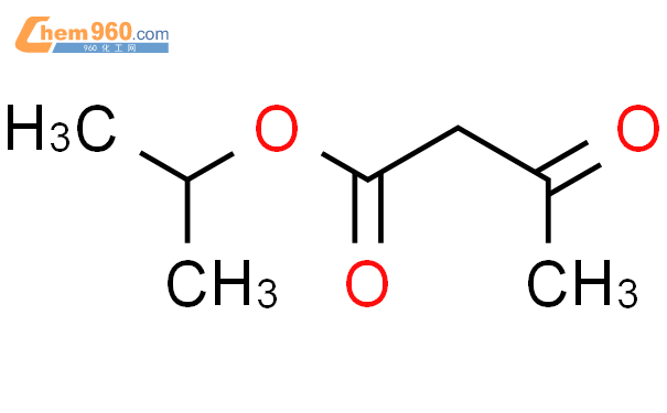 乙酰乙酸异丙酯结构式图片|542-08-5结构式图片