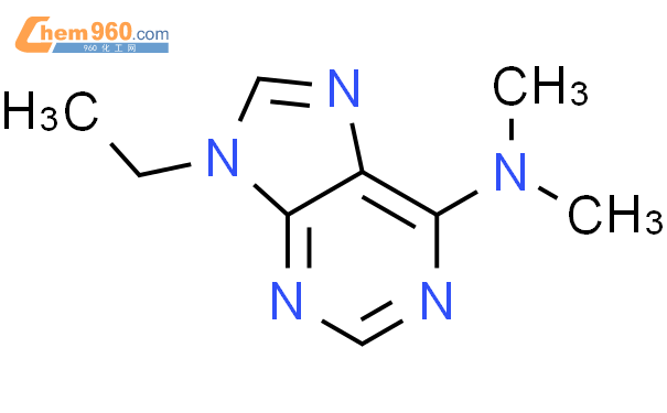 5427 22 5 9 乙基 N，n 二甲基 9h 嘌呤 6 胺化学式、结构式、分子式、mol、smiles 960化工网