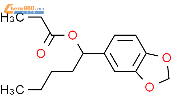 5432-27-9,1-(1,3-benzodioxol-5-yl)pentyl propanoate化学式、结构式、分子式、mol ...