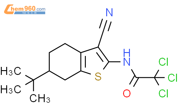 N Tert Butyl Cyano Tetrahydro Benzo B Thiophen Yl Tri Chloro