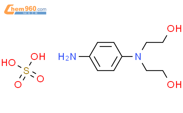 N,N-双(2-羟乙基)-对苯二胺
硫酸盐(N.NBIS)  