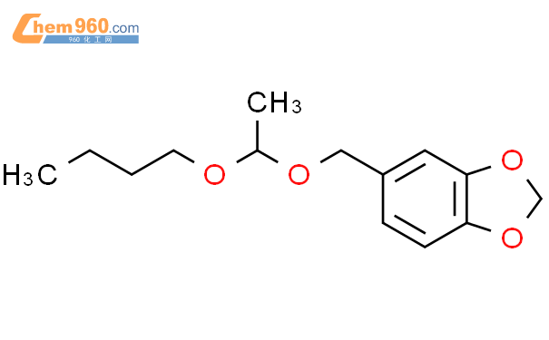 5442-27-3,1,3-Benzodioxole,5-[(1-butoxyethoxy)methyl]-化学式、结构式、分子式、mol ...