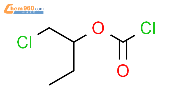 氯甲酸-1(氯甲基)丙酯结构式图片|54460-98-9结构式图片