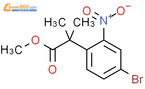 544709-66-2,methyl 2-(4-bromo-2-nitrophenyl)-2-methylpropanoate化学式、结构式 ...