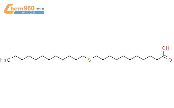 5454-93-3,Undecanoic acid,11-(dodecylthio)-化学式、结构式、分子式、mol – 960化工网