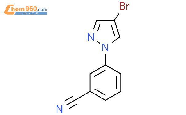 546142 07 8 3 4 Bromo 1H pyrazol 1 yl benzonitrileCAS 546142 07 8 3 546142-07-8-3-4-bromo-1h-pyrazol-1-yl-benzonitrilecas-546142-07-8-3