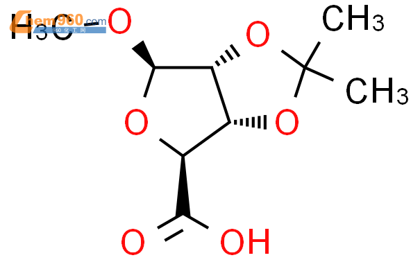 2,3-邻异亚丙基-1-邻甲基-D-核糖酸