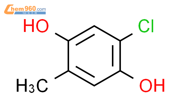 2-氯-5-甲基苯-1,4-二醇结构式图片|5465-62-3结构式图片