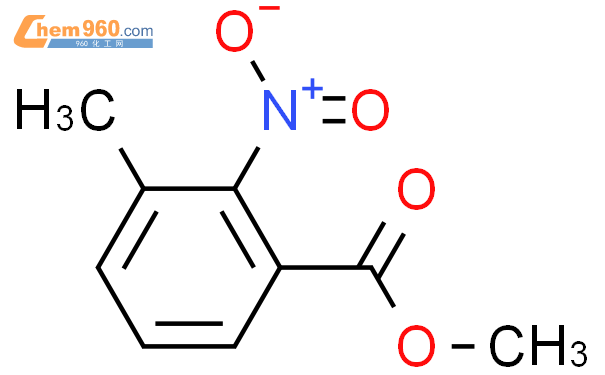 3-甲基-2-硝基苯甲酸甲酯结构式图片|5471-82-9结构式图片