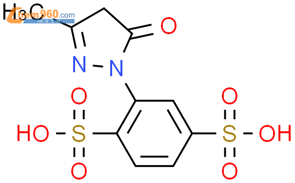 2-(4,5-二氢-3-甲基-5-氧代-1H-吡唑-1-基)苯-1,4-二磺酸