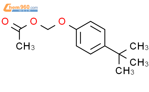 (4-叔丁基苯氧基)甲醇乙酸酯「CAS号：54889-98-4」 – 960化工网