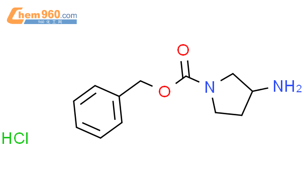 (S)-1-Cbz-3-氨基吡咯烷盐酸盐结构式图片|550378-39-7结构式图片