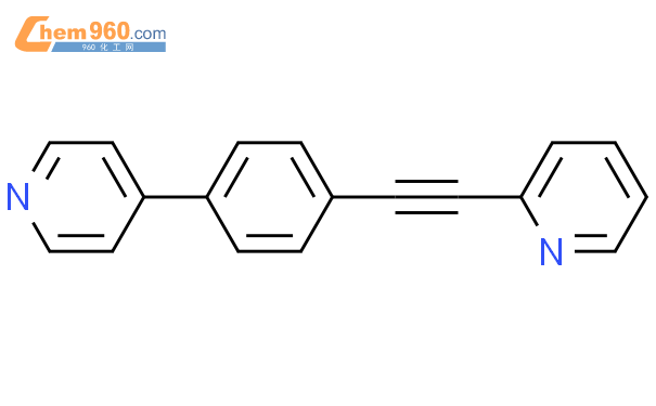 552272 74 9pyridine 2 4 4 Pyridinylphenyl Ethynyl 化学式、结构式、分子式、mol 960化工网 5877