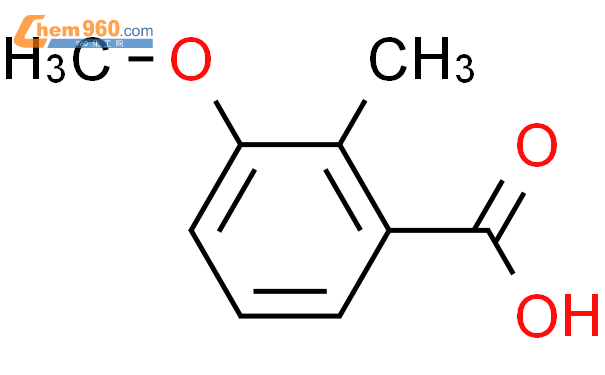 2-甲基-3-甲氧基苯甲酸结构式图片|55289-06-0结构式图片