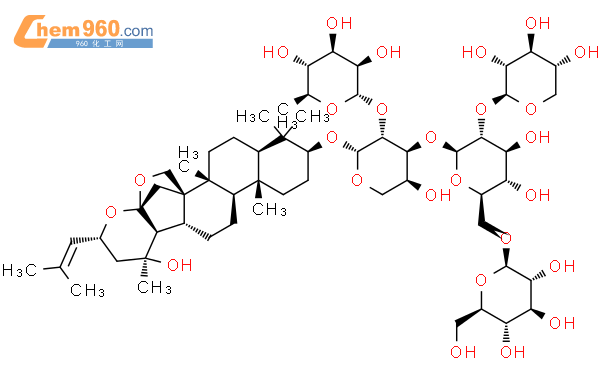 酸枣仁皂苷 A结构式图片|55466-04-1结构式图片