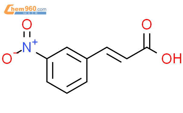 间硝基肉桂酸结构式图片|555-68-0结构式图片