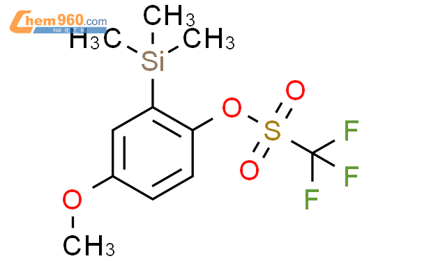 三氟甲烷磺酸-4-甲氧基-2-(三甲基硅基)苯酯结构式图片|556812-41-0结构式图片