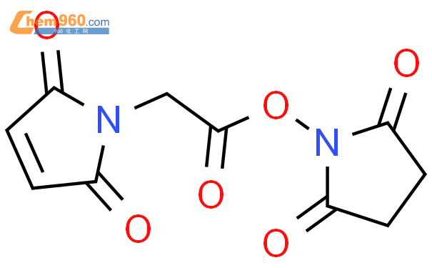 马来酰亚胺基乙酸琥珀酰亚胺酯结构式图片|55750-61-3结构式图片