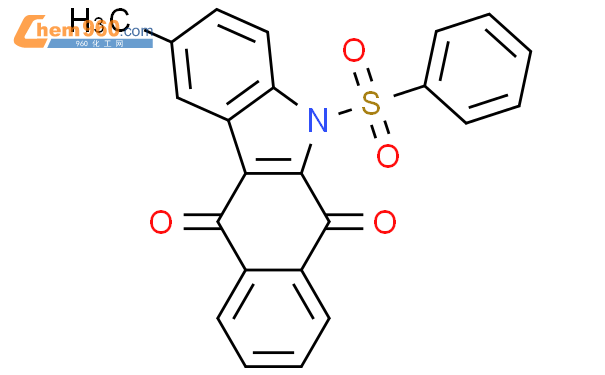 557772-22-2_5H-Benzo[b]carbazole-6,11-dione, 2-methyl-5-(phenylsulfonyl ...