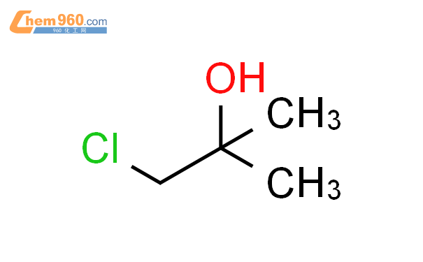 1-氯-2-甲基-2-丙醇结构式图片|558-42-9结构式图片