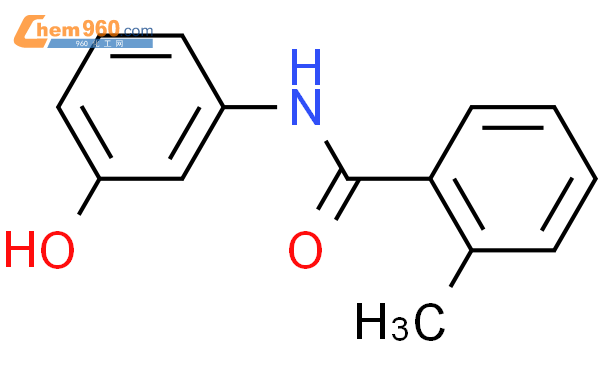 55814 53 4benzamide N 3 Hydroxyphenyl 2 Methyl 化学式、结构式、分子式、mol 960化工网 