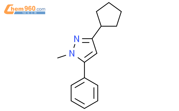 3-環戊基-1-甲基-5-苯基-1h-吡唑結構式圖片|55846-81-6結構式圖片