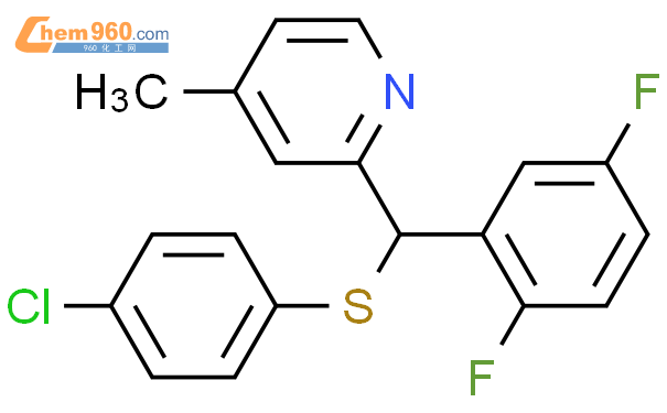 Pyridine Chlorophenyl Thio Difluorophenyl Methyl Methyl