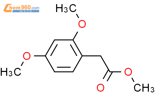 2-(2,4-二甲氧基苯基)乙酸甲酯结构式图片|55954-25-1结构式图片