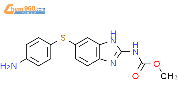 N-[6-[(4-氨基苯基)硫代]-1H-苯并咪唑-2-基]-氨基甲酸甲酯