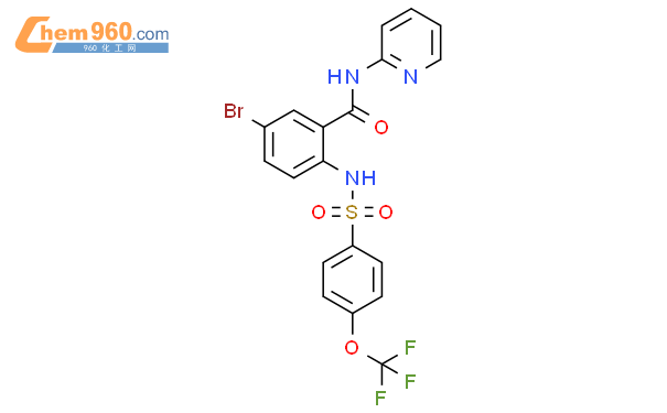 Benzamide Bromo N Pyridinyl Trifluoromethoxy Phenyl Sulfonyl Amino