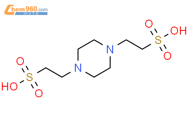 1,4-哌嗪二乙磺酸结构式图片|5625-37-6结构式图片