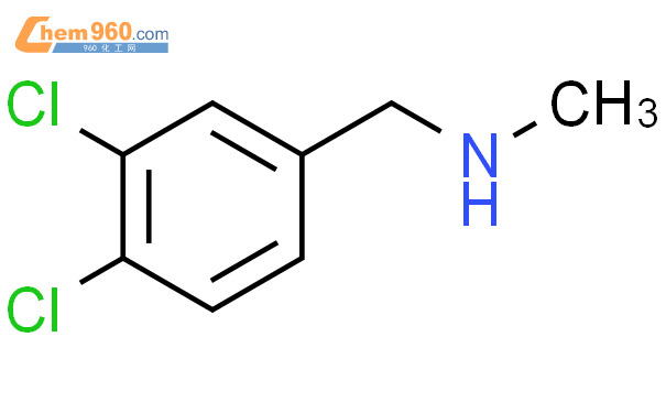 N-(3,4-二氯苄基)-N-甲胺结构式图片|5635-67-6结构式图片