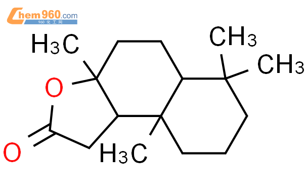 (3aR)-(+)-Sclareolide  (3aR)-(+)-香紫苏内酯结构式图片|564-20-5结构式图片