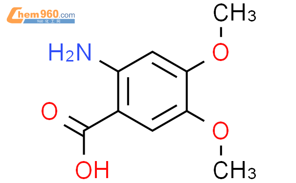 2-氨基-4，5-二甲氧基苯甲酸,98%