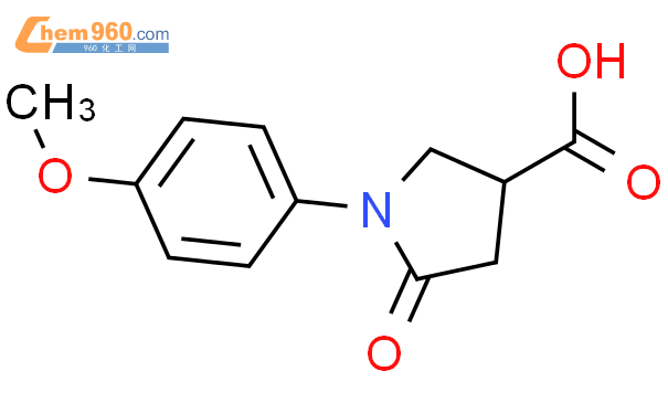 3-吡咯烷羧酸,1-(4-甲氧苯基)-5-氧代-