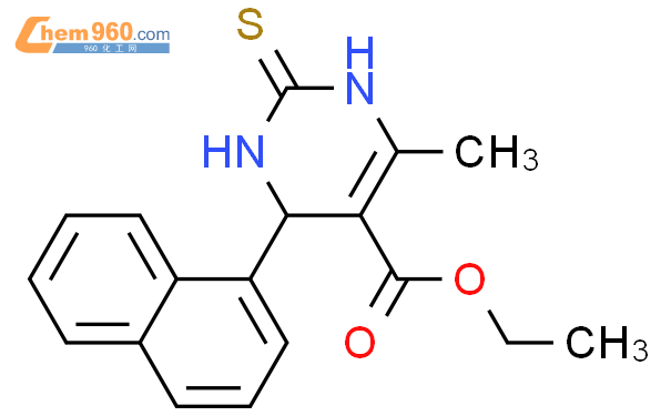 Ethyl Methyl Naphthalen Yl Thioxo Tetrahydropyrimidine Carboxylate