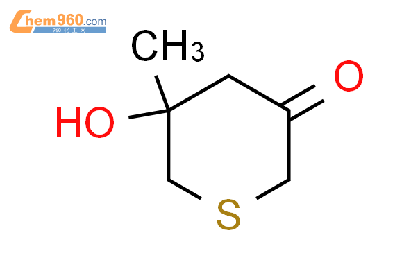 56967 32 9 2H Thiopyran 3 4H one dihydro 5 hydroxy 5 methyl 化学式结构式