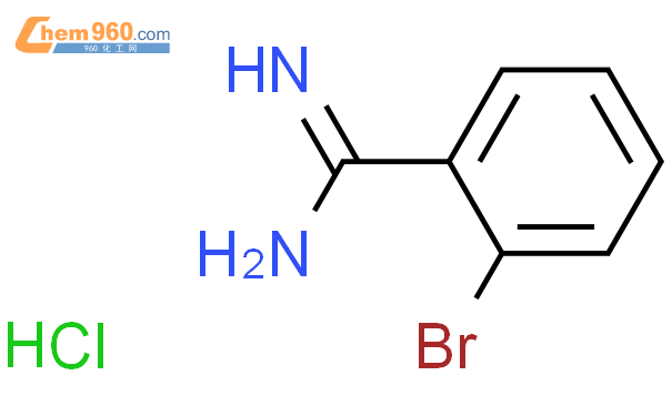 2-溴苯甲脒盐酸盐结构式图片|57075-82-8结构式图片