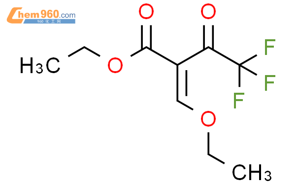 571 55 12 乙氧基亚甲基 444 三氟 3 氧代丁酸乙酯化学式、结构式、分子式、mol 960化工网 