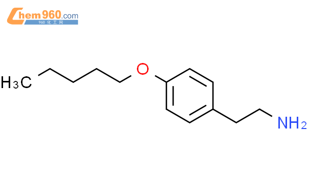 4-(戊基氧基)苯乙胺結構式圖片|57224-68-7結構式圖片