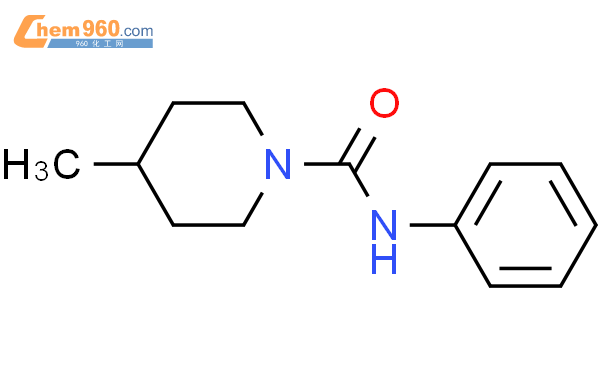 57754-88-8,4-methyl-N-phenylpiperidine-1-carboxamide化学式、结构式、分子式、mol ...