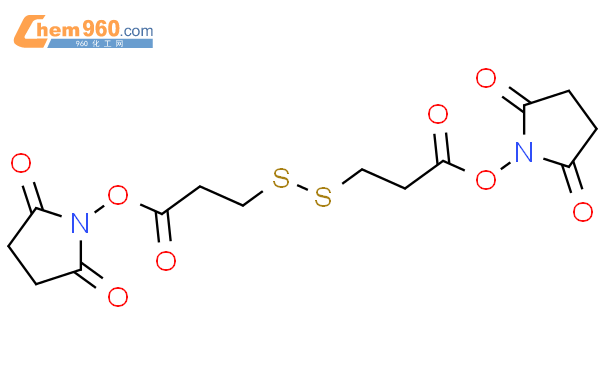 3,3'-二硫代二丙酸 二(N-羟基丁二酰亚胺酯)结构式图片|57757-57-0结构式图片