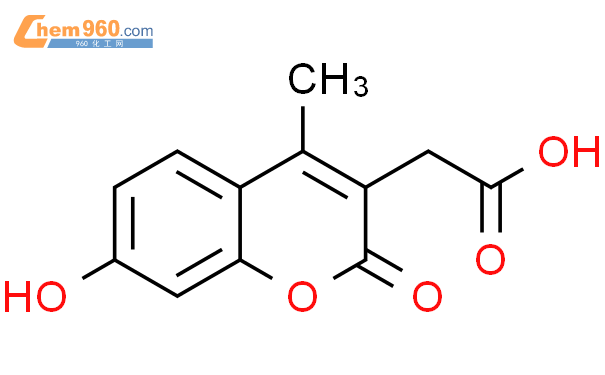 7-羟基-4-甲基-3-香豆素乙酸结构式图片|5852-10-8结构式图片