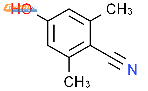 4-羟基-2,6-二甲基苯甲腈结构式图片|58537-99-8结构式图片