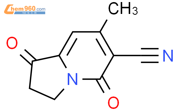 7-甲基-1,5-二氧代-1,2,3,5-四氢吲哚嗪-6-甲腈结构式图片|58610-63-2结构式图片