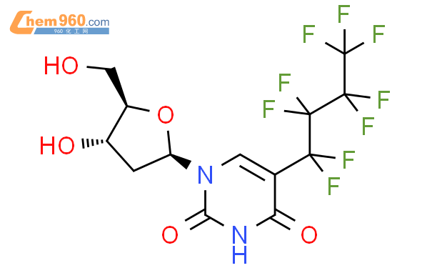 1-[(2R,4S,5R)-4-hydroxy-5-(hydroxymethyl)oxolan-2-yl]-5-(1,1,2,2,3,3,4,4,4-nonafluorobutyl)pyrimidine-2,4-dione