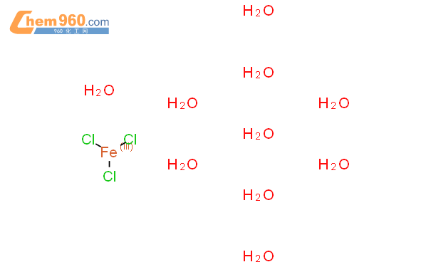 氯化鐵十二水合物結構式圖片|58694-80-7結構式圖片