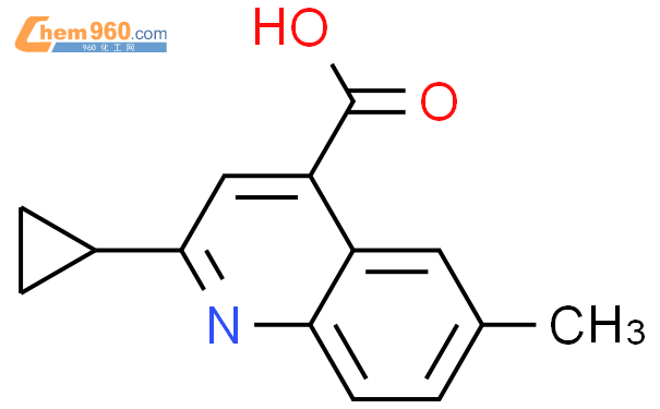 2-环丙基-6-甲基喹啉-4-羧酸