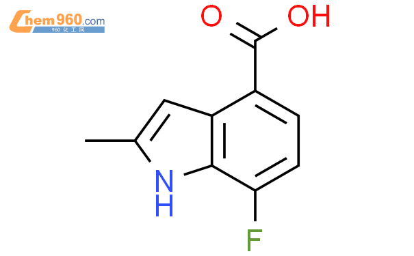 588688-53-3,7-fluoro-2-methyl-1H-Indole-4-carboxylic Acid化学式、结构式、分子式 ...