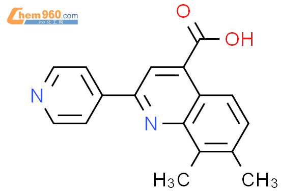 Dimethyl Pyridin Yl Quinoline Carboxylic Acidcas